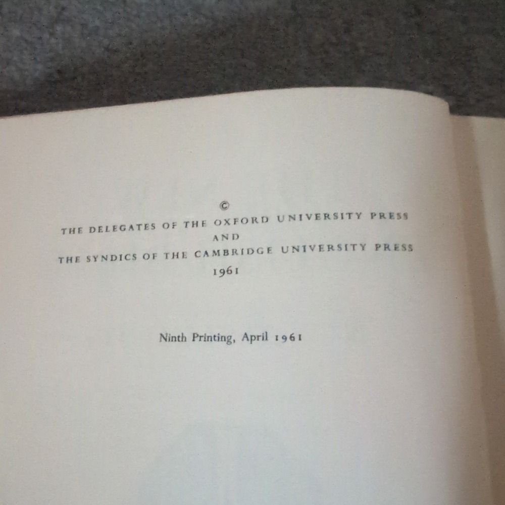 The New English Bible New Testament 1961 Hardcover Oxford Cambridge Univ Press - Picture 6 of 6